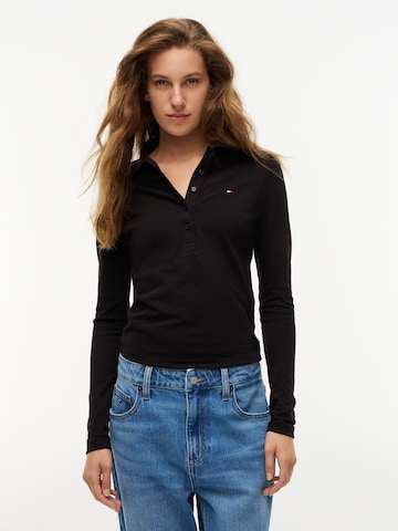 Tricou 'ESSENTIAL' de la Tommy Jeans pe negru: față