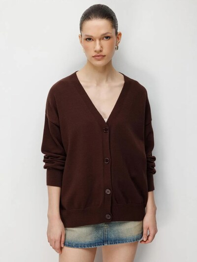 MixRay Strickjacke 'Strickjacken'‌‌‌‌‌‌‌‌‌ in S-L in braun, Produktansicht