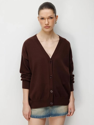 MixRay Strickjacke 'Strickjacken'‌‌‌ in Braun: Vorderseite
