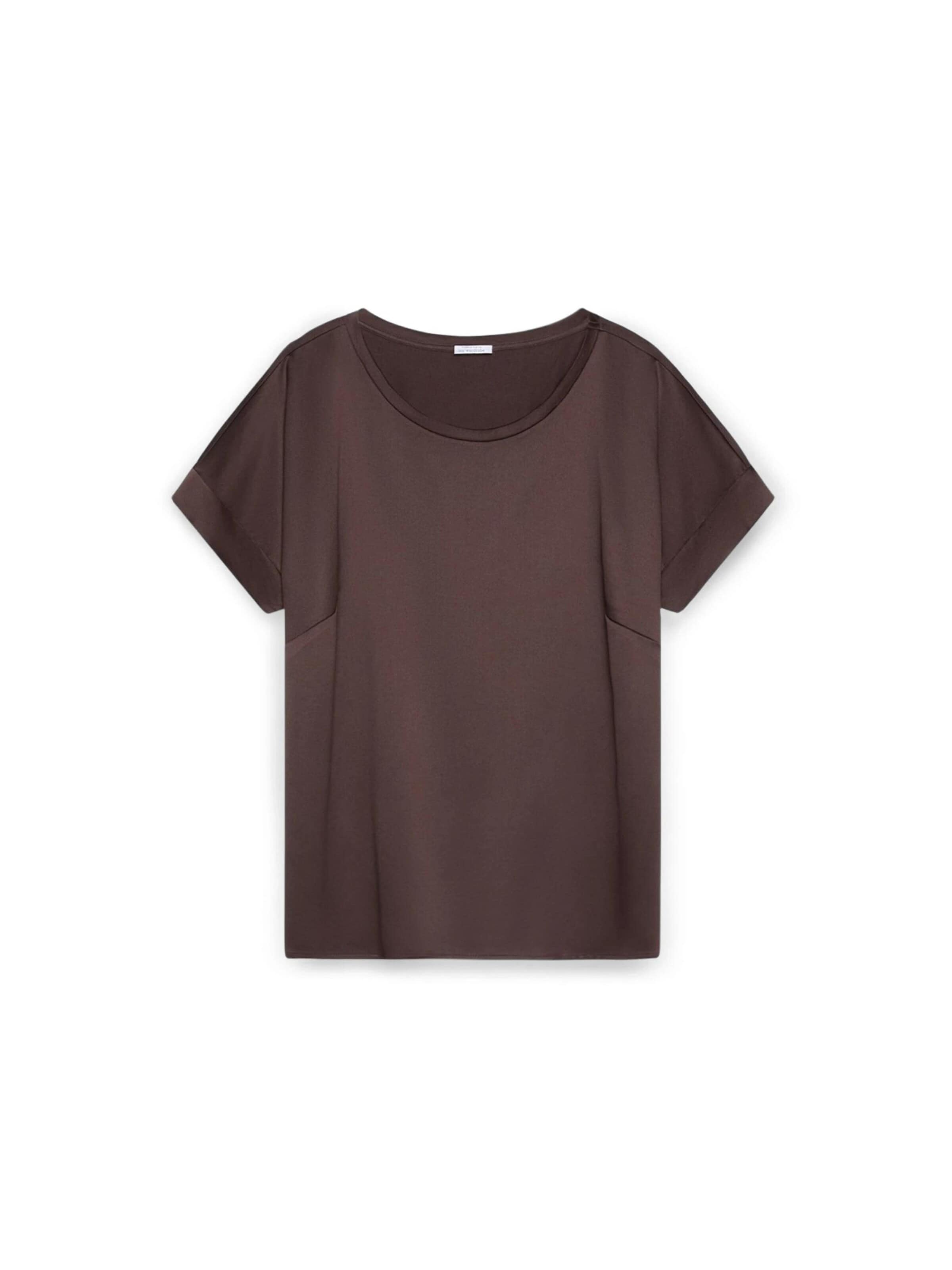 Fiorella Rubino Shirt in Bruin: voorkant