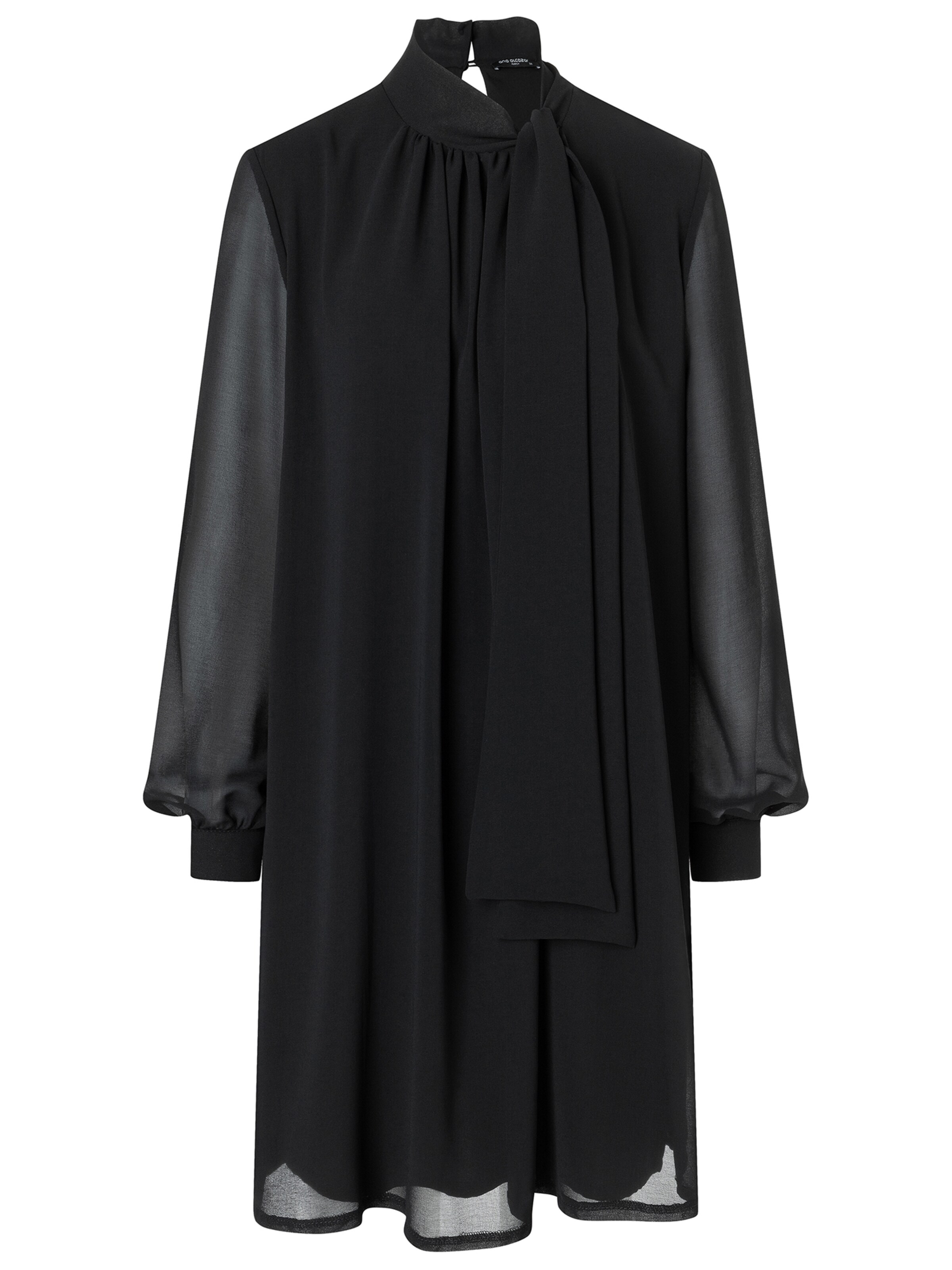 Ana Alcazar Avondjurk ' Tiwa ' in Zwart: voorkant