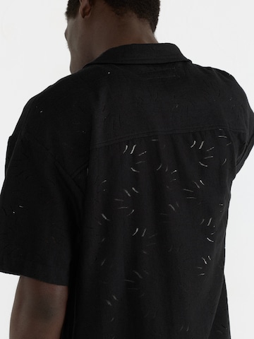 Fit confort Chemise Pull&Bear en noir