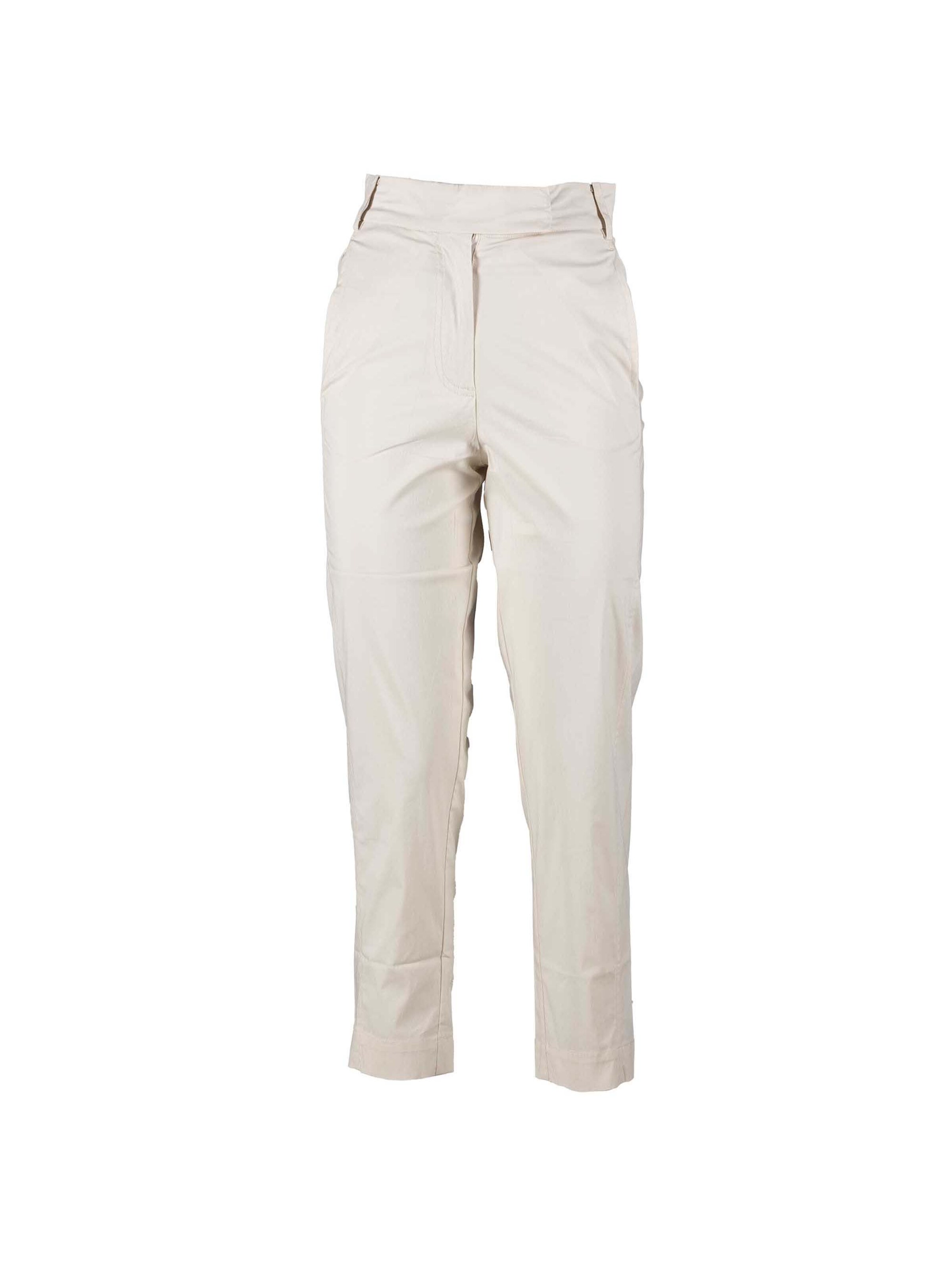 BOMBOOGIE Regular Broek in Beige: voorkant