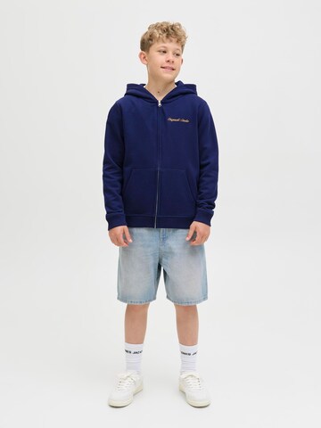 Veste de survêtement Jack & Jones Junior en bleu