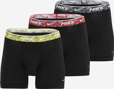 S dydžio Boxer trumpikės iš NIKE Underwear, spalva – neoninė geltona / pilka / raudona / juoda, Prekių apžvalga
