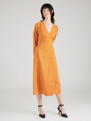 Closet London Платье в Оранжевый: спереди