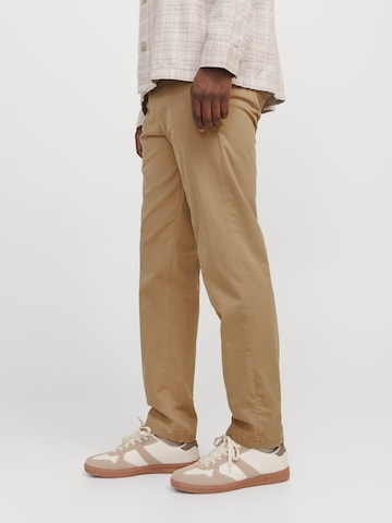 JACK & JONES - regular Pantalón chino 'JPSTKane Barret' en marrón