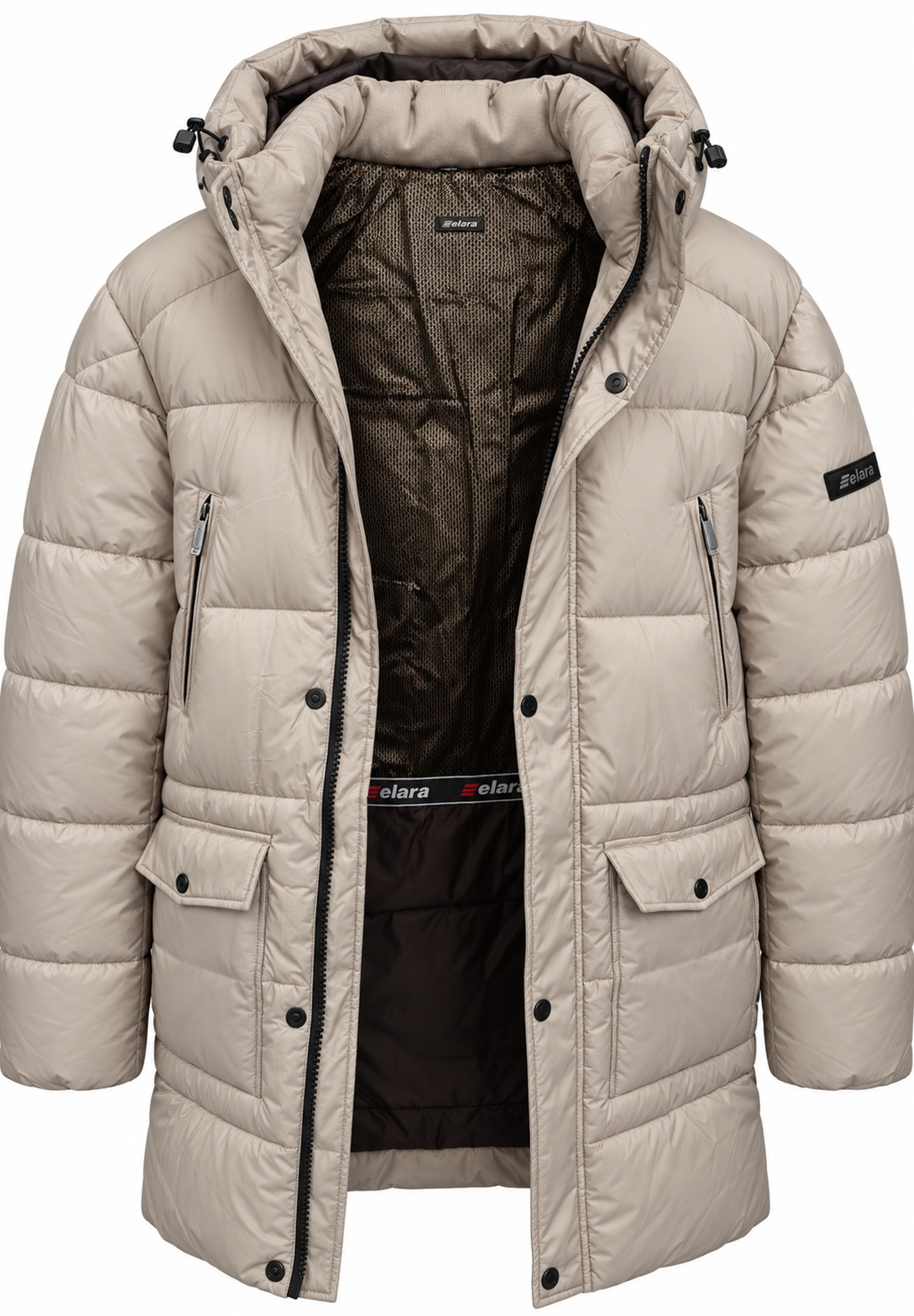 Elara Winterjas in Beige
