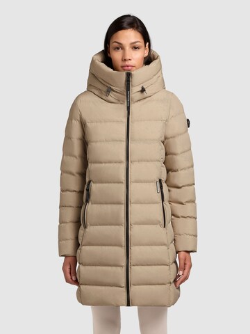 khujo Vinterkappa 'Nekar' i beige: framsida