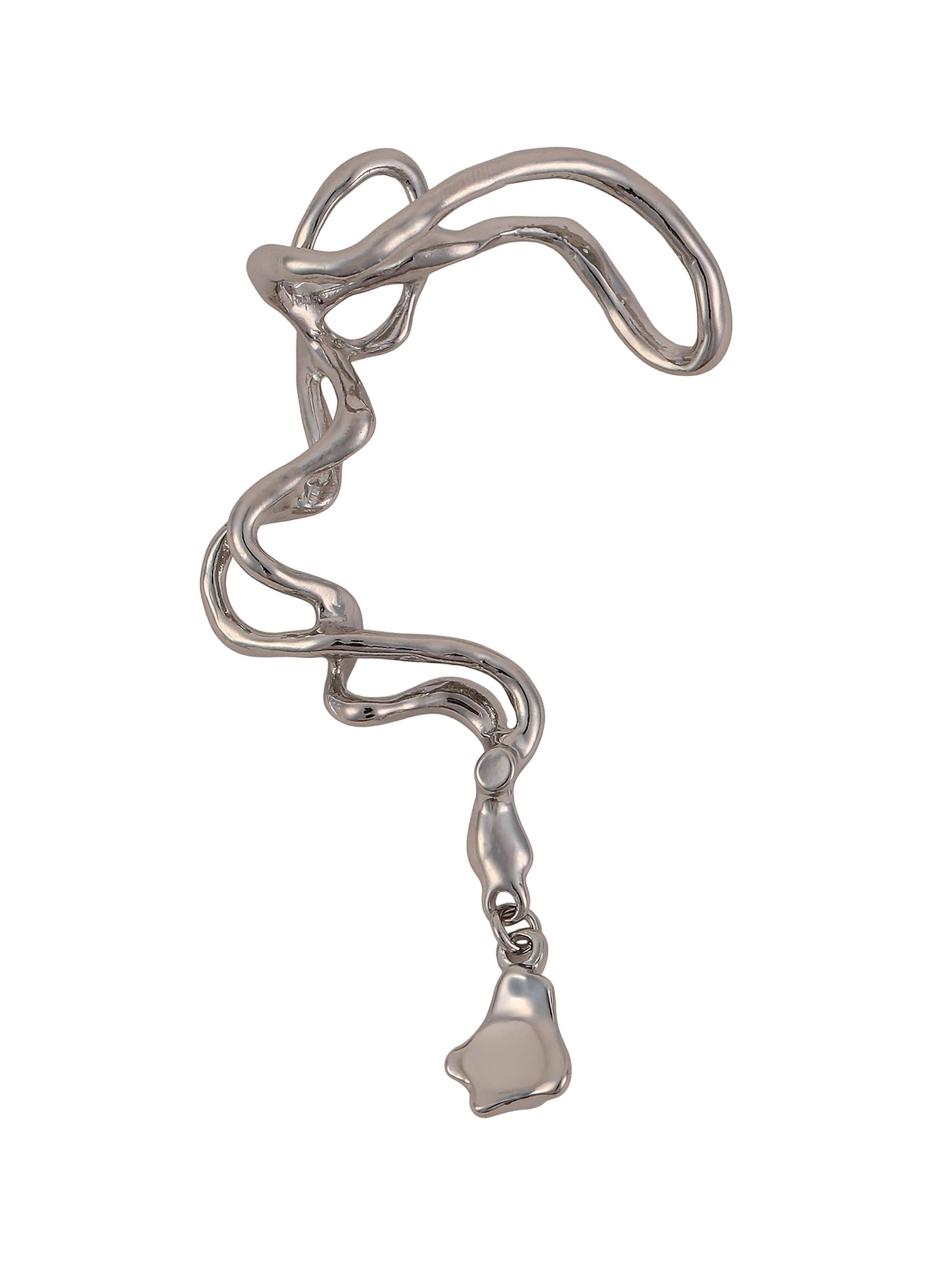 Boucles d'oreilles 'Reina' SOHI en argent : devant