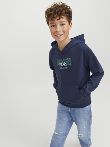 Jack & Jones Junior Sweatshirt 'Tribeca' i blå