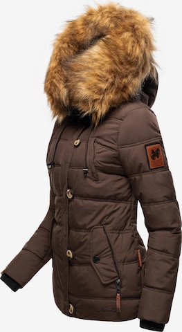 NAVAHOO Winter Jacket 'Zoja' in Brown