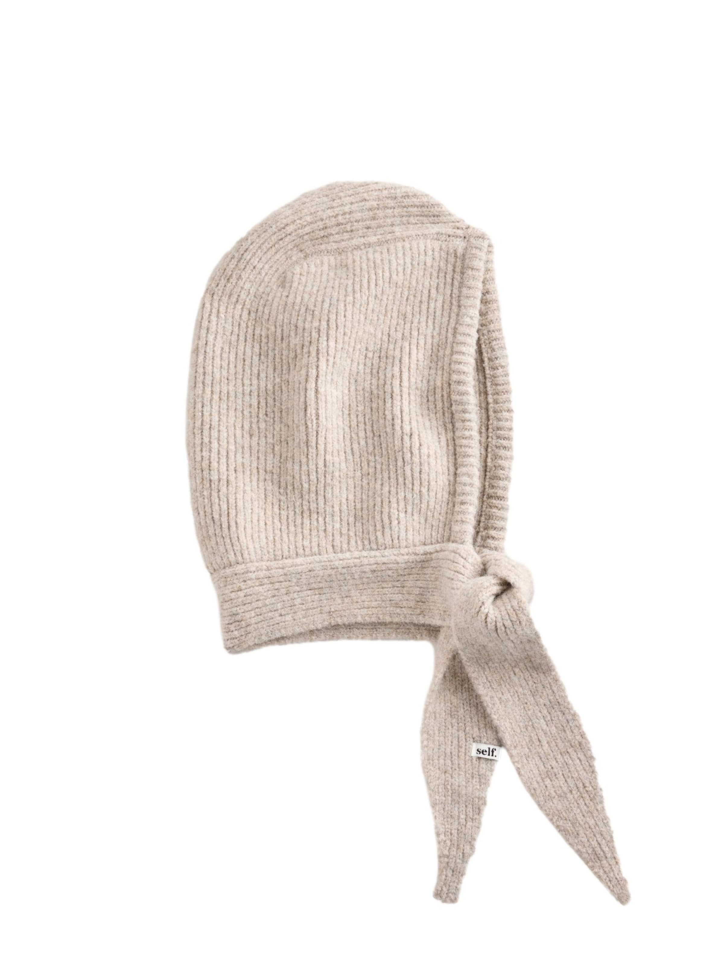Écharpe self. en beige : devant