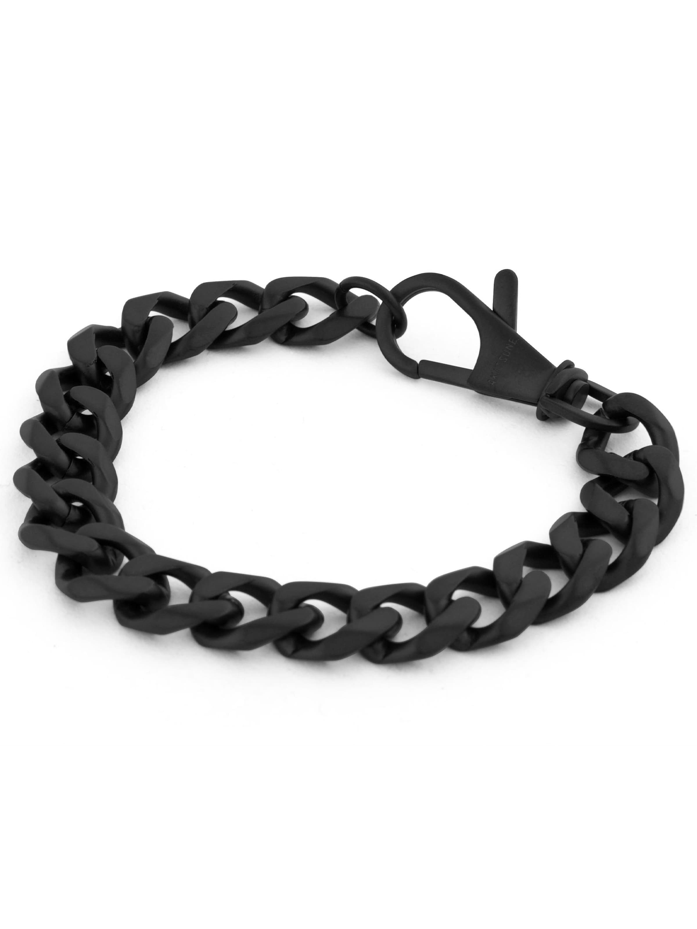Akitsune Bracelet 'Militium' in Black: front