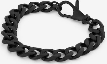 Akitsune Armband 'Militium' in Schwarz: Vorderseite