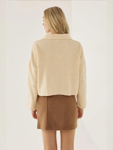 Hiccup Pullover in Beige