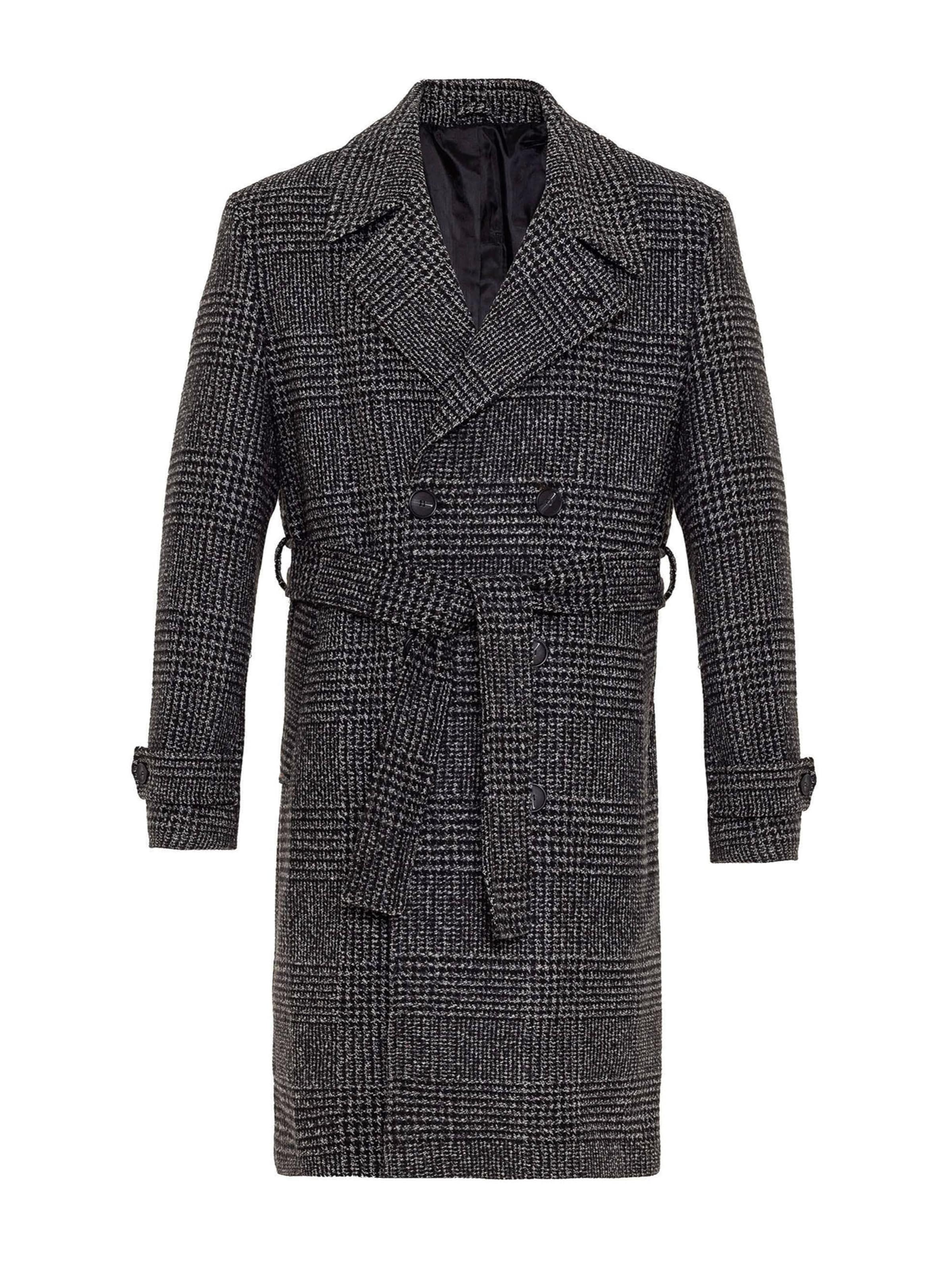 Antioch Between-seasons coat in Grey: front