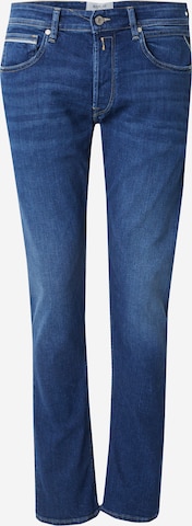 mėlyna REPLAY Standartinis Džinsai 'GROVER': priekis