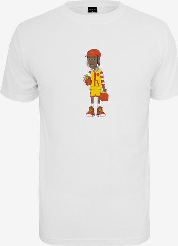 Mister Tee Shirt 'Employee' in White: front