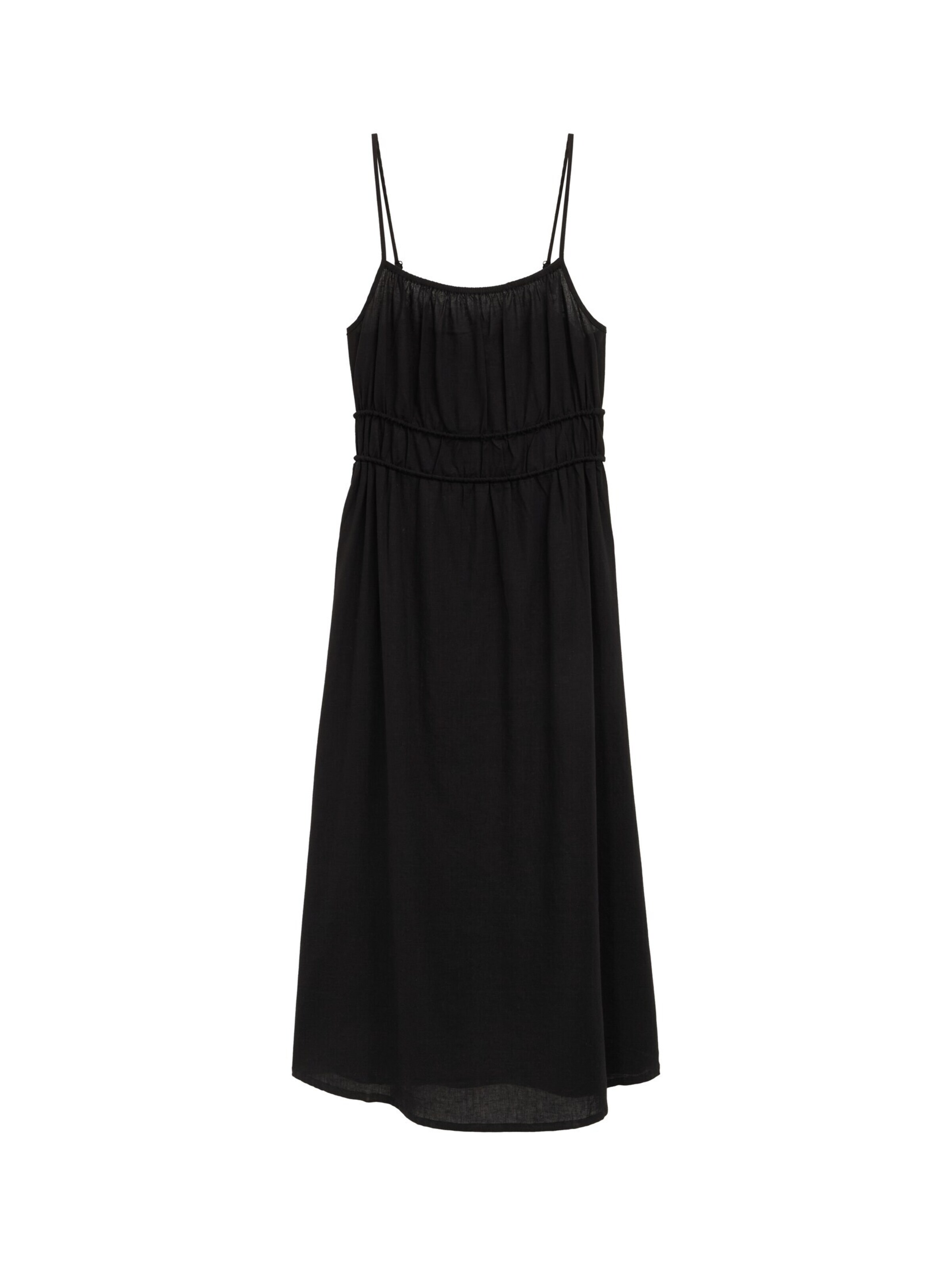 TOM TAILOR DENIM Kleid in Schwarz