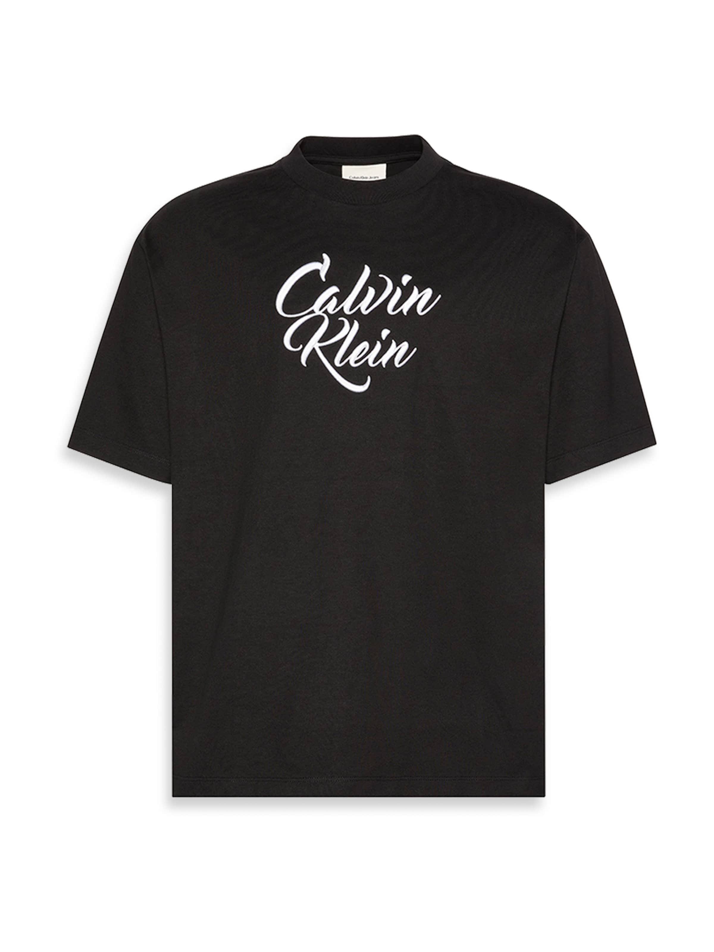 Calvin Klein Jeans Μπλουζάκι σε μαύρο: μπροστά