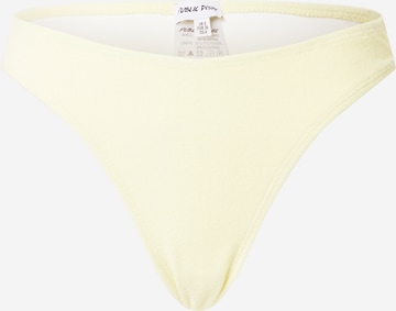 Public Desire Bikini bottom in Yellow: front