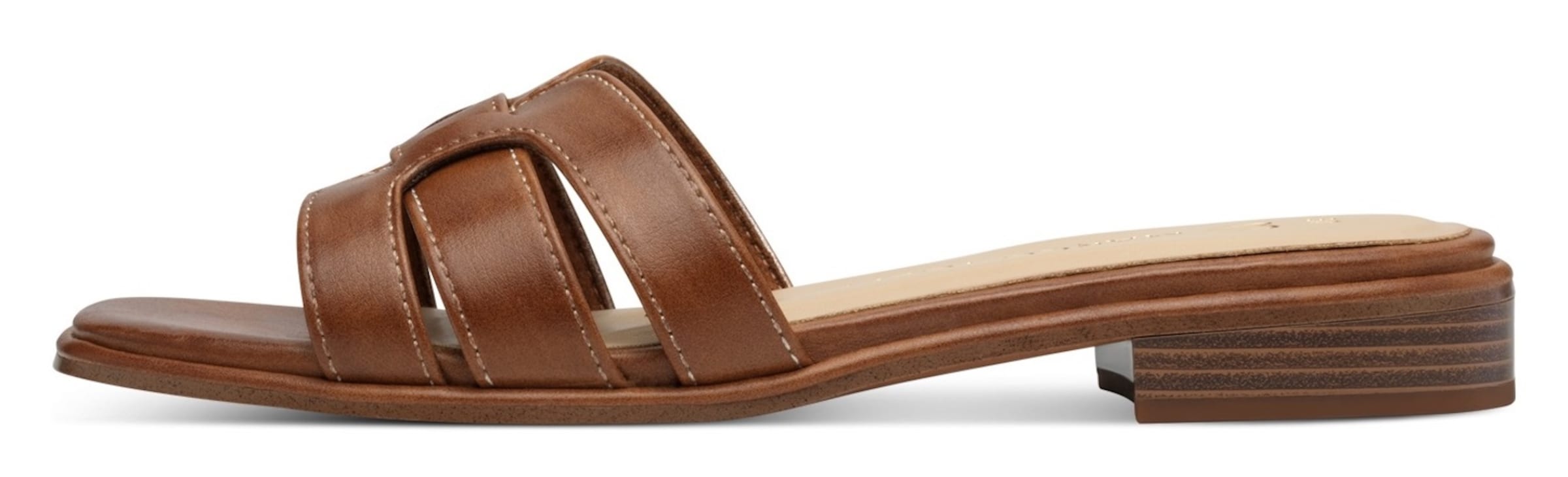 MARCO TOZZI Pantofle – hnědá