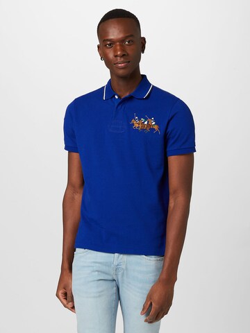 T-Shirt Polo Ralph Lauren en bleu : devant