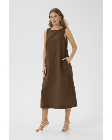 Robe 'KAElly' Kaffe en marron : devant
