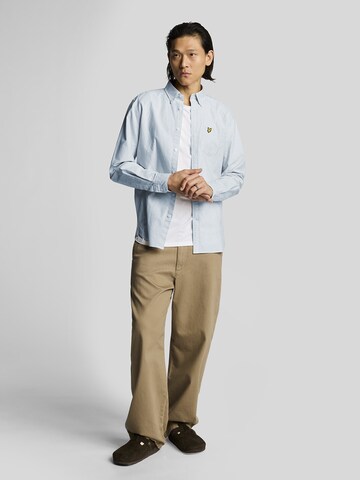 Lyle & Scott Regular fit Button Up Shirt in Blue