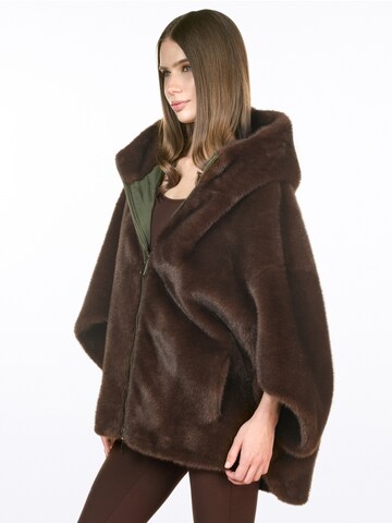 FauxAffairs Winter Jacket in Brown