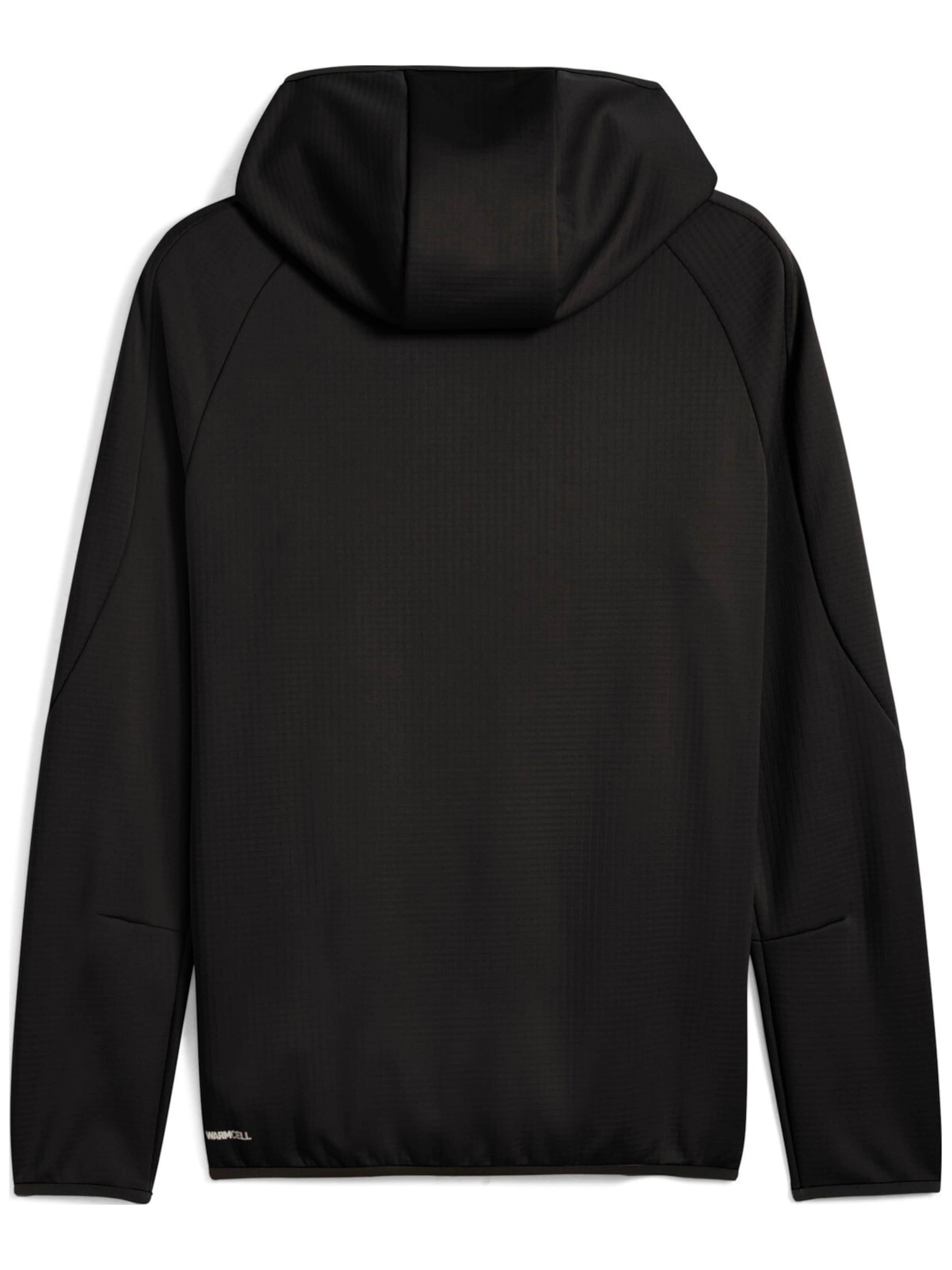 PUMA - Chaqueta deportiva 'Puma Evostripe Warm Fz Hoodie' en negro