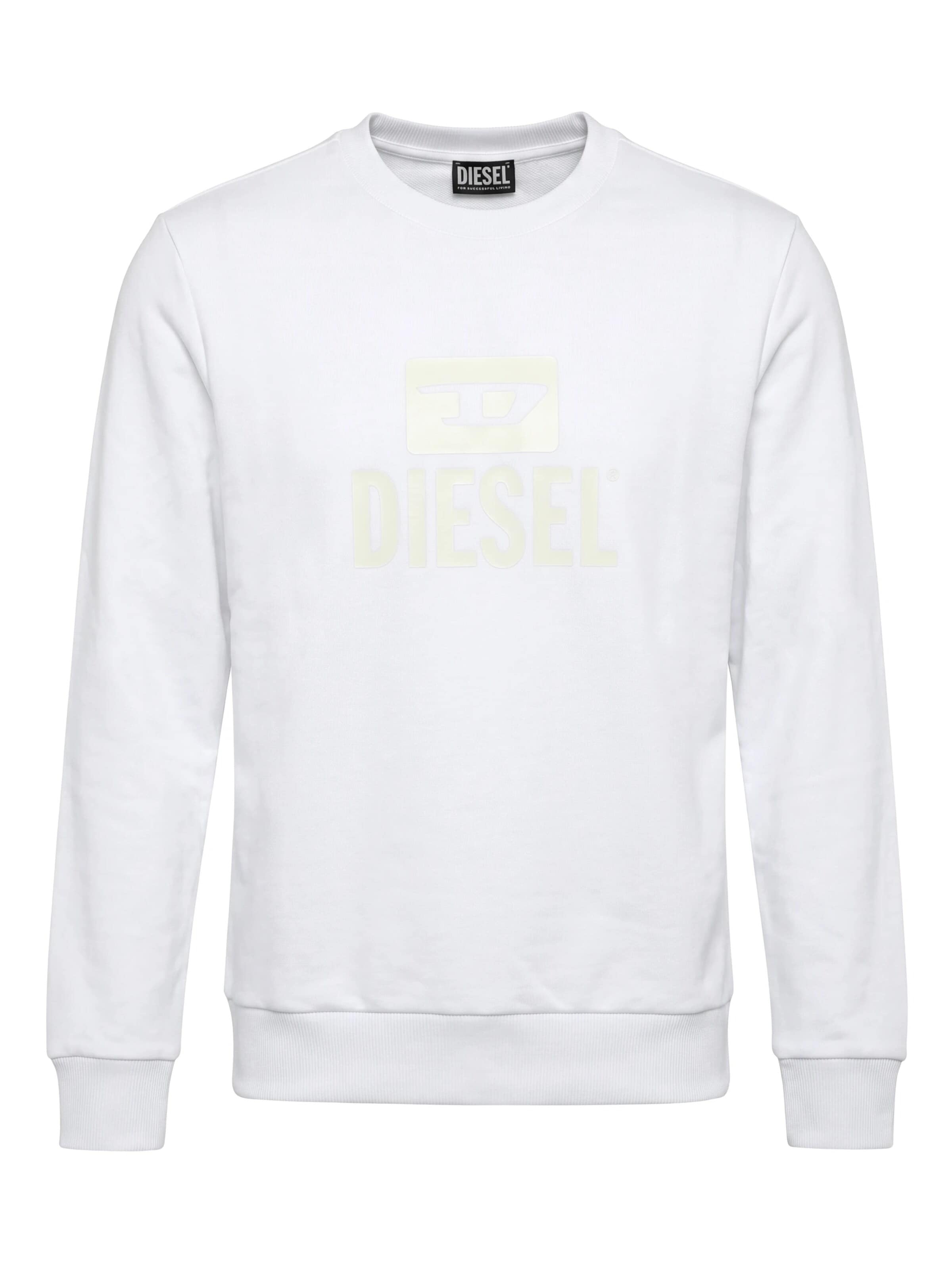 DIESEL Sweater 'S-GIR TONE ON TONE' in S in White, Item view