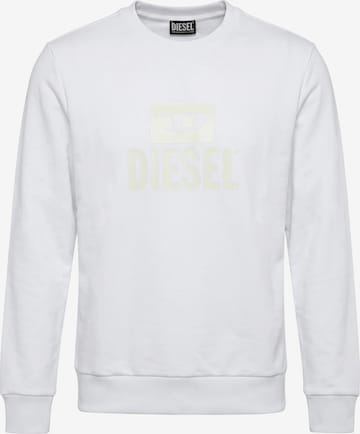 DIESEL Sweater 'S-GIR TONE ON TONE' in White: front