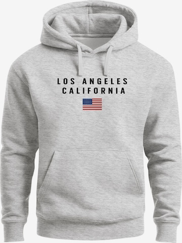 Neverless Sweatshirt 'California' in Grau: Vorderseite