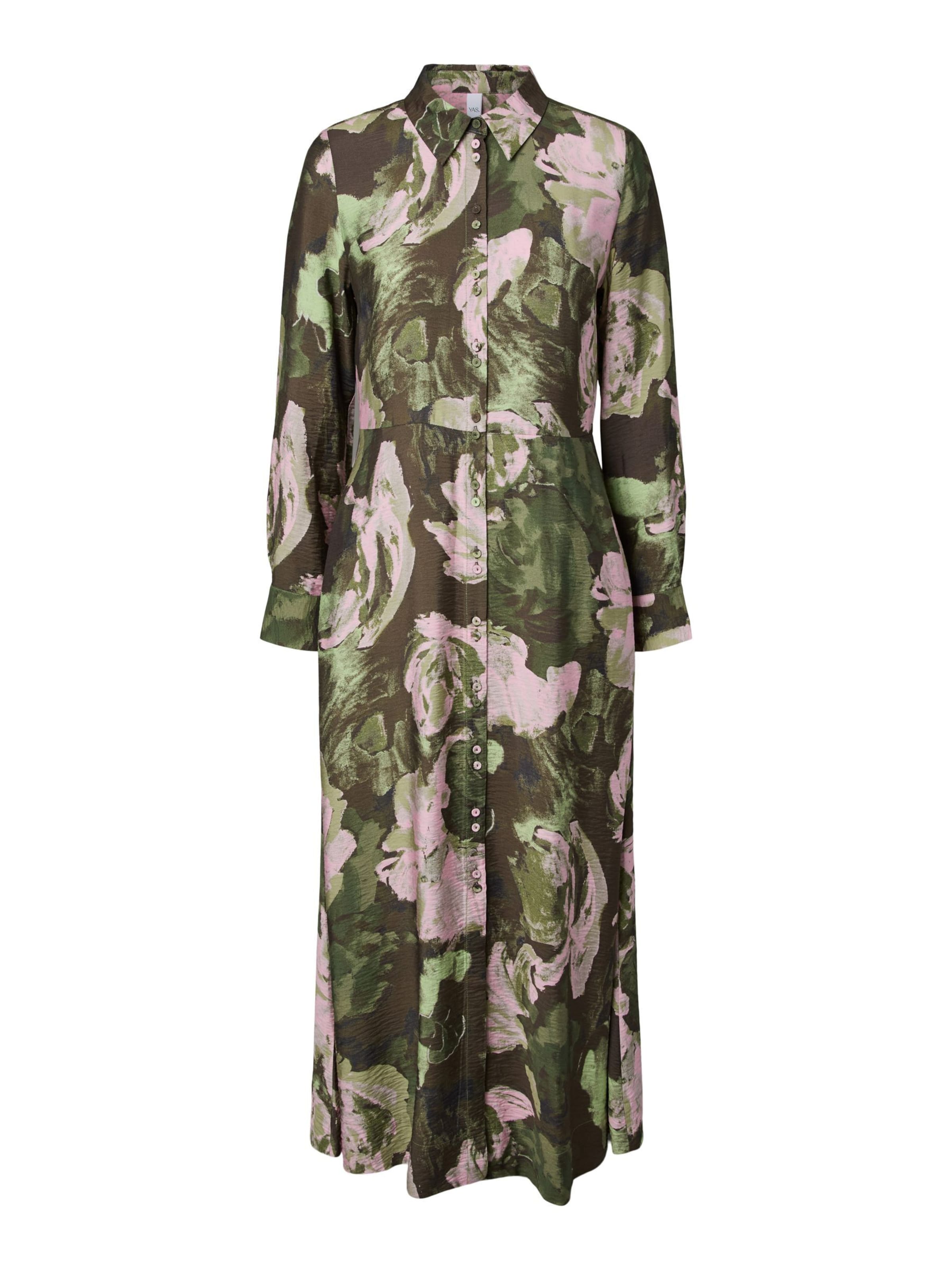 YAS Blousejurk 'YASSafera' in Groen: voorkant
