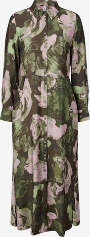 YAS Blousejurk 'YASSafera' in Groen: voorkant