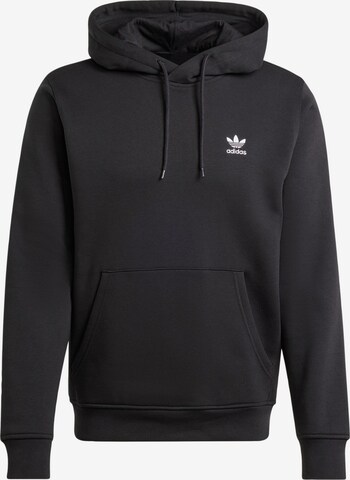 ADIDAS ORIGINALS Sweatshirt 'Trefoil Essentials' in Black: front