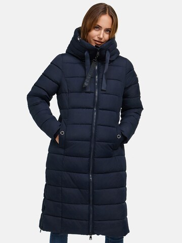 Manteau d’hiver NAVAHOO en bleu : devant