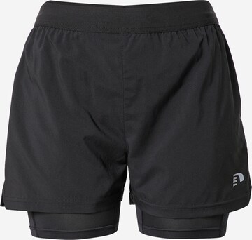 Newline Regular Sportshorts in Schwarz: predná strana