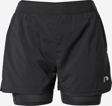 Newline Normální Sportovní kalhoty – černá: přední strana