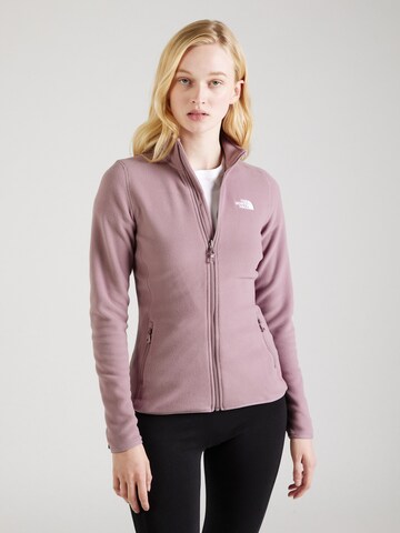 THE NORTH FACE Athletic Fleece Jacket '100 Glacier' in Grey: front