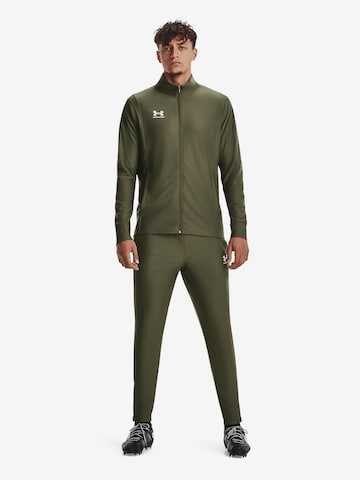 Completo per l'allenamento 'Challenger' di UNDER ARMOUR in verde: frontale