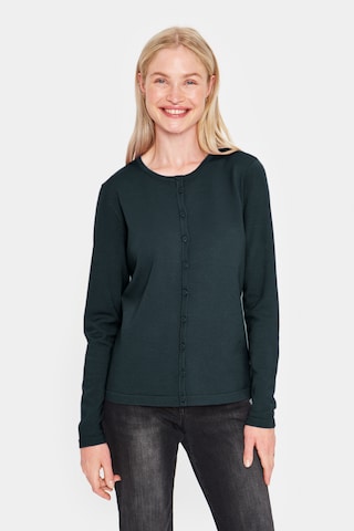 SAINT TROPEZ Cardigan 'Mila' i blå: forside