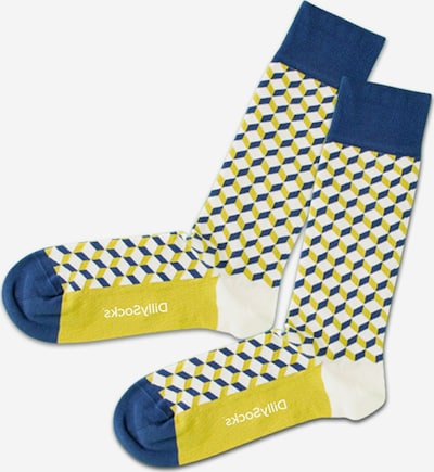 DillySocks Socks in Blue / Yellow / White, Item view
