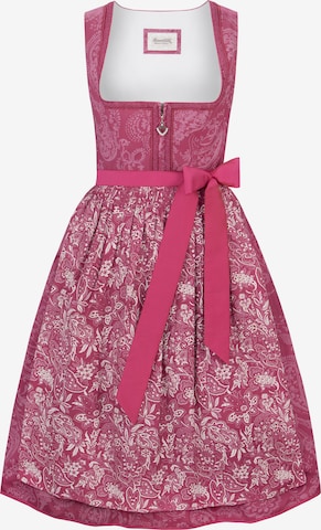 STOCKERPOINT Dirndl 'Karoline' in Pink: Vorderseite