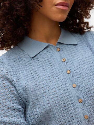 VERO MODA Gebreid vest 'VMPanama' in Blauw