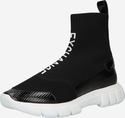 fekete / fehér ARMANI EXCHANGE Belebújós cipők, Termék nézet
