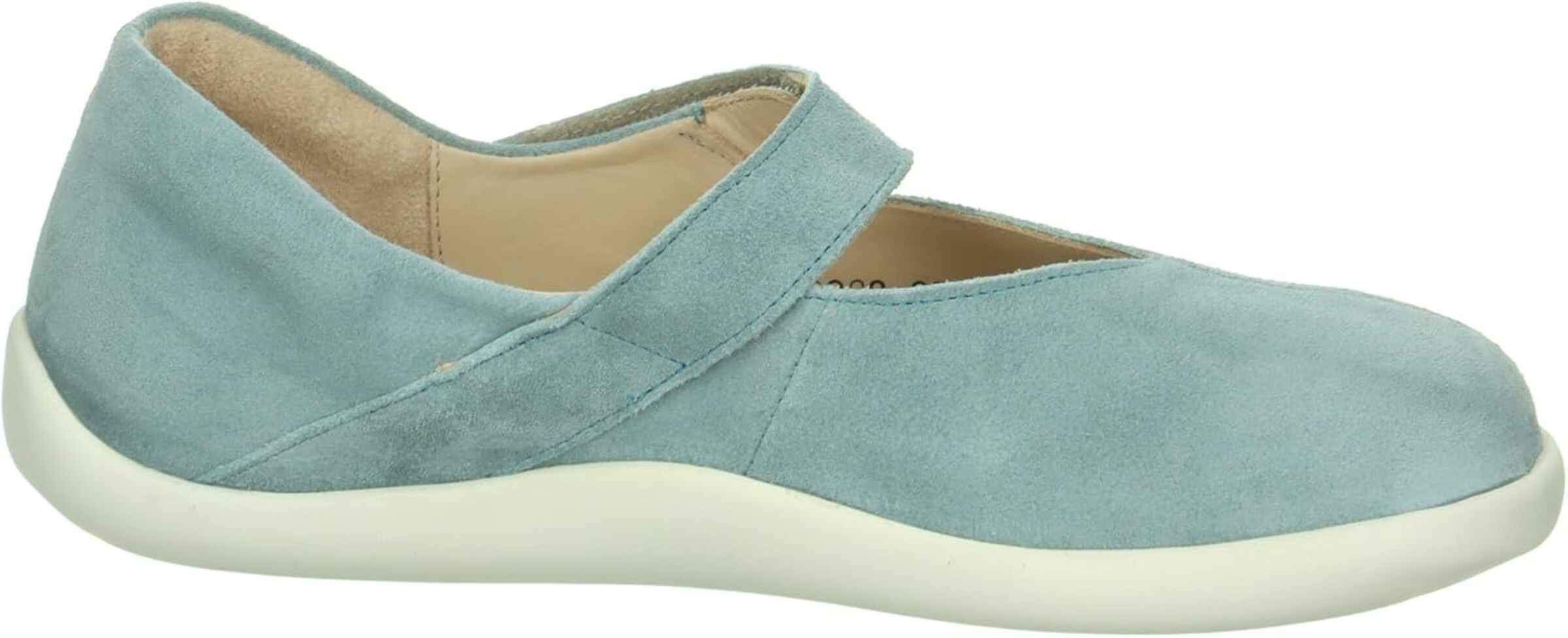 THINK! Ballet Flats with Strap in Blue