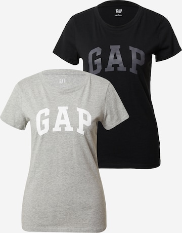 T-shirt GAP en gris : devant